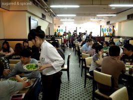 cha's packed interior